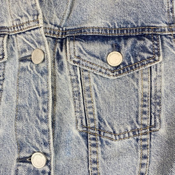 NWT BlankNYC Ombre Dip Dyed Trucker Jean Jacket Women's Size Small - Picture 3 of 14
